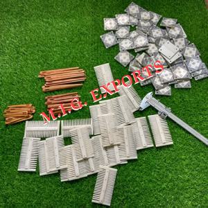 Peigne à barbe en os de buffle à double trame, les peignes en os sont des outils de toilettage traditionnels et écologiques utilisés pour le coiffage des cheveux, etc. - Product Image 1