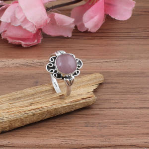 Bague de mariage classique en argent sterling et turquoise naturelle pour femmes, bijoux en pierres précieuses authentiques, vente en gros - Product Image 2