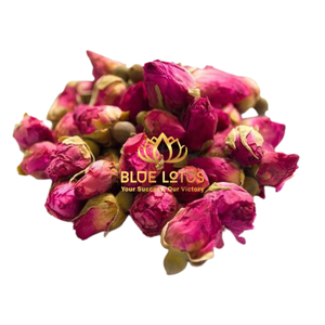 Capullos de Rosa Secos Orgánicos y Ecológicos, Calidad Premium, Color Rosa, Origen Lam Dong, Marca Blue Lotus, para Té - Product Image 1