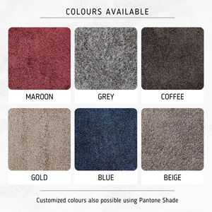 Tapis de bain tufté fabriqué à la machine à motif de couleur unie facile à nettoyer - Product Image 4