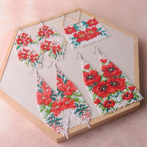 Pendientes Largos de Cuentas de Colores, Joyería Bohemia Hecha a Mano con Aleación de Zinc, para Mujer, Regalo de MD HANDICRAFTS, Envío Directo - Product Image 1