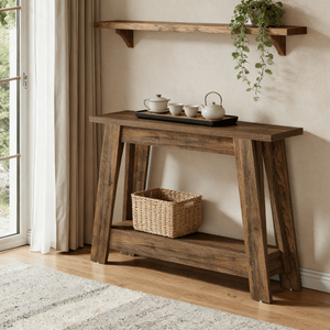 Consolle Lunga Moderna di Lusso in Legno Massello per Ingresso, Appartamento, Hotel o Soggiorno - Arredamento Contemporaneo per la Casa - Product Image 1