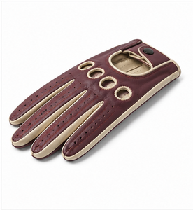 Gants de conduite unisexes en cuir véritable, compatibles écran tactile, respirants, extensibles, antidérapants, longueur poignet, décontractés, pour voiture, moto, extérieur - Product Image 4