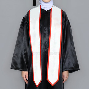 Banda de graduación personalizable con logo de la escuela, nombre, año e impresión para la ceremonia de graduación de estudiantes y eventos de clase. - Product Image 2
