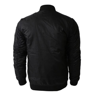 2026 New Wholesale Custom Sublimation Front Logo Stand Collar Winter Mens Bomber Jacket Plus Size Breathable High Quality OEM - Product Image 3