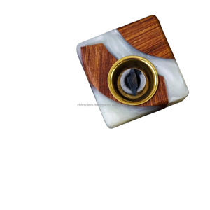 Quemador de resina Mabkhara árabe de lujo hecho a mano, regalo islámico Eid para el hogar, mezquita u oficina, uso de fragancia hecho de madera - Product Image 6