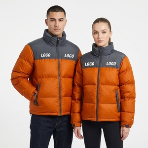 Warm Winter Men'<b>s</b> Hooded Puffer <b>Jacket</b> Cotton Filled Eco-Friendly Windproof Custom Logo OEM Wholesale - Product Image 2
