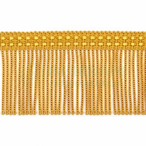Frange en fil métallique doré sur mesure en gros pour la décoration de vêtements, uniformes, costumes et accessoires de mode - Product Image 2
