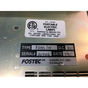 Lámpara Eléctrica Portátil Micro-Tech 8300.119, 128155 - Equipo y Piezas de Semiconductores de Confianza con Legado Global - Product Image 4