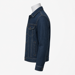 Nueva Chaqueta Vaquera para Hombre con Tela Vaquera Resistente, Ajuste Cómodo, Costuras de Calidad y Diseño Elegante para Uso Diario Informal - Product Image 4