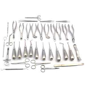 Kit de 74 instruments manuels pour chirurgie buccale et dentaire, extracteurs et forceps, certifié CE, équipement dentaire - Product Image 3