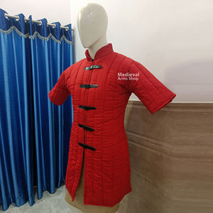 Gambesón Medieval Artesanal de Alta Calidad, Chaqueta de Caballero con Manga Corta y Acolchado de Algodón para Navidad y Reenactamientos de Batalla - Product Image 2