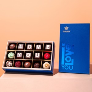Boîte à bonbons personnalisée, chocolat truffé, produits en gros, en vrac, pour OEM, ODM et emballage personnalisé - Product Image 1