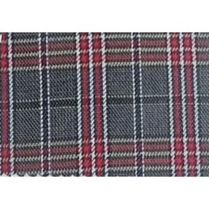 Tissu à carreaux polyester/coton à faible MOQ, couleur personnalisée, 250 GSM, léger, en stock, commandes d'échantillons, approvisionnement en gros pour petites marques - Product Image 3