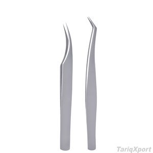 Juego de Pinzas Profesionales de Acero Inoxidable para Pestañas, Herramientas de Precisión para Aplicación de Pestañas Postizas, Diseño de Punta Suave - Product Image 2