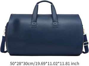 Hot Selling Duffel Bag Genuine Leather Custom Gym Sports Duffle Bag Shoe Compartment Lightweight Water Resistant Travel - Product Image 3