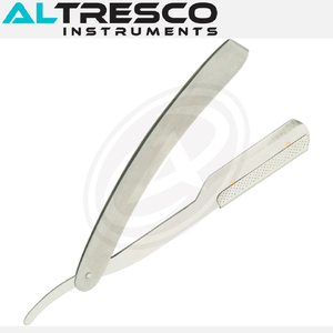 ALTRESCO Rasoir en acier inoxydable avec logo personnalisé et manche pliable en plastique - Product Image 2