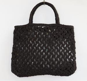2026 Trending Eco-Friendly Durable Crochet Jute Crossbody Messenger <b>Bag</b> <b>Women's</b> Bohemian Style Tote for Letter <b>Black</b> Shopping - Product Image 4