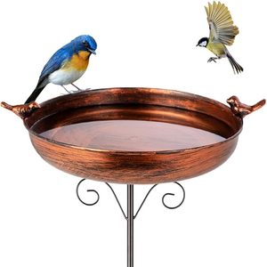 Private labelling Creative Metal <b>Bird</b> Bath For <b>Backyard</b> Garden Decoration And Wild <b>Bird</b> Drinking Water Activities Comfortable - Product Image 1
