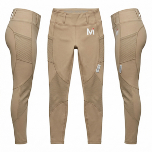 Leggings de yoga taille haute pour femme, motif écossais sans couture, tissu extensible quadridirectionnel en Spandex/Polyester – Anti-transparence pour le fitness - Product Image 6