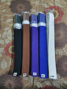 Cinturón de BJJ para Niños, 100% Algodón, Logotipo Frontal Personalizado, Tejido de Perlas, Alta Calidad, para Entrenamiento de Jiu Jitsu Brasileño - Product Image 5