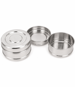 Dheer International Stainless Steel Food Grade 202 Bombay Tiffin 14x2 Wholesale - Product Image 3