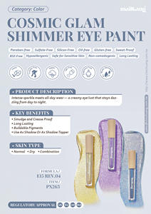 Pintura Líquida Vegana Impermeable para Ojos con Brillo - Glamor Cósmico de Mailkang Cosmetics Co. LTD - Product Image 2