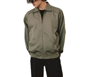 Chaqueta de Trabajo Casual Personalizada para Hombre, Cuello Camisero, Forro de Algodón Liso, Cierre de Cremallera, Resistente al Viento e Impermeable, para Otoño - Product Image 3