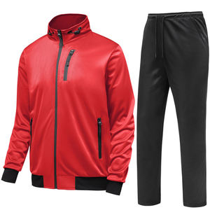 Chándal con cuello alto para hombre, colección de invierno, con cierre de cremallera y mangas largas, chándal de alta calidad y última tendencia. - Product Image 1