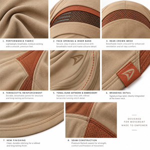 Modest Sportswear <b>Head</b> <b>Cover</b> Desert Dune Performance Running Hiking Gym Training Athletic Sports Hijab Headscarf - Product Image 6