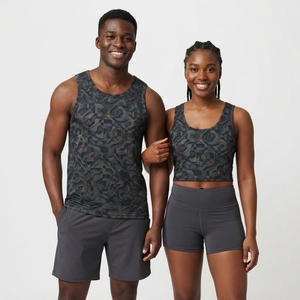 <b>Men's</b> Sporty Gym Fitness <b>Singlet</b> Tank Top Knitted 100% Polyester Eco-Friendly Quick Dry Breathable Custom Logo Plus Size - Product Image 5