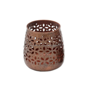 เชิงเทียนโลหะสลักคำปฏิญาณพร้อมชุบสำหรับตกแต่งบ้านเชิงเทียนสำหรับเทศกาลตกแต่งบ้าน - Product Image 1