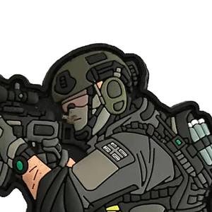 Factory Customized Tactical Uniform Rubber PVC <b>Patches</b> Eco-Friendly <b>Sew</b>-<b>On</b> Custom Logo <b>Patch</b> Badge Durable Rubber <b>patches</b> - Product Image 5
