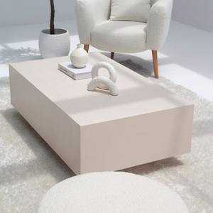 โต๊ะกาแฟไมโครคอนกรีตสีครีมไอวอรี่ รุ่นแวนดาน่า แอสตร้า ฟลักซ์ สำหรับตกแต่งห้องนั่งเล่นสไตล์โมเดิร์น - Product Image 5