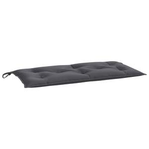 Coussins de banc de jardin anthracite 2pcs 39.4 "x 19.7" x 2.8 "Coussins de siège en tissu Oxford - Product Image 4