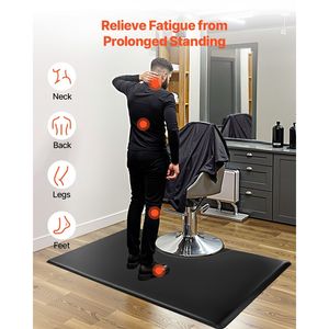 Tapis de chaise de salon rectangulaire de 3x5 pieds pour coiffeur de 7/8 pouces d'épaisseur - Product Image 2