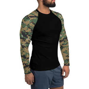 เสื้อรัดรูปแขนยาวพิมพ์ลายระบายอากาศได้ดี เป็นมิตรกับสิ่งแวดล้อม สำหรับ MMA BJJ ยิม ฟิตเนส ออกกำลังกาย ศิลปะการต่อสู้ - Product Image 4