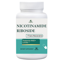 Nicotinamide riboside de haute pureté, 90 capsules, complément anti-âge pour la santé de la peau et le renouvellement cellulaire chez l'adulte