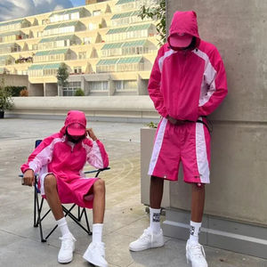 Ensemble de survêtement d'hiver tendance pour homme avec logo personnalisé, veste coupe-vent en nylon réfléchissant 3M et design de logo en nylon - Product Image 6