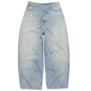 Vente en gros Nouveaux Jeans Cargo Homme Personnalisés en Toile 100% Coton Légers Décontractés Amples Surdimensionnés Délavés Style Hip Hop Vintage - Product Image 1