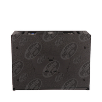 Haut-parleur de sonorisation actif double 10 pouces contrôlé par réseau, avec diaphragme en alliage de titane, coque en contreplaqué de bouleau, aimant en néodyme, 800W