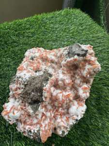 Large Orange Heulandite <b>Crystal</b> Mineral Specimen for Interior Decor and Collection - Product Image 2