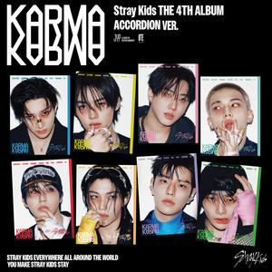 Stray Kids - 4º Álbum Completo [KARMA] (VERSIÓN ACCORDEÓN) Tarjetas Coleccionables del Primer Lote de Impresión, Edición Limitada - Product Image 3