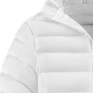 Chaqueta Larga Acolchada Ligera para Hombre, Estilo Urbano, con Capucha, Impermeable, Transpirable, Resistente al Viento, Rellena de Algodón, con Logotipo Frontal, Color Amarillo - Product Image 6