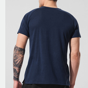 เสื้อยืดคอกลมผ้าฝ้าย 100% สำหรับผู้ชาย สีพื้น แขนสั้น สวมใส่สบาย เหมาะสำหรับใส่ทุกวัน - Product Image 6