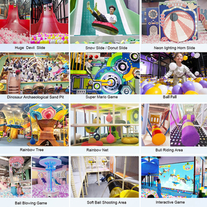 Aire de jeux intérieure pour enfants, jeux de <span class=keywords><strong>jeu</strong></span> doux avec toboggan LED et écran de <span class=keywords><strong>jeu</strong></span> interactif pour centre commercial et investisseurs - Product Image 5