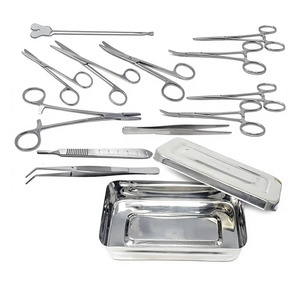 Juego de Instrumentos Quirúrgicos Médicos, Caja de Acero Inoxidable, Suministros Quirúrgicos Manuales, Ligeros, Certificados CE ISO13485, para Clínica - Product Image 4