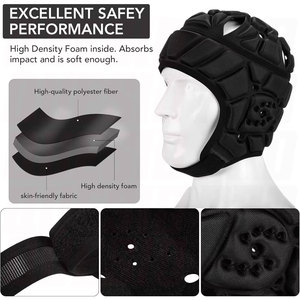 Casque de football américain souple pour jeunes, casque de football souple pour football 7v7, casque souple pour flag football, enfants, adultes, rugby - Product Image 3