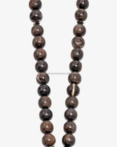 Chapelet de luxe 2025 en corne de buffle d'eau noire et blanche au toucher réel, fait à la main, 33 perles cylindriques, Misbaha Mala, bijoux, artisanat naturel - Product Image 6