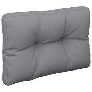 Coussin de palette extérieur en tissu gris 100% polyester 19,7x15,7x4,7 po - Product Image 4